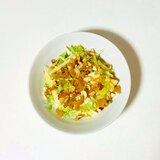 ナッツと漬物の白菜サラダ